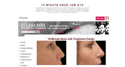 Desktop Screenshot of 15minutenosejobnyc.com