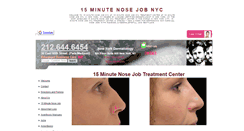 Desktop Screenshot of 15minutenosejobnyc.net